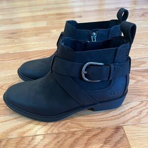 UGG Wylma Waterproof Black Boots, Size 7.5 NEW